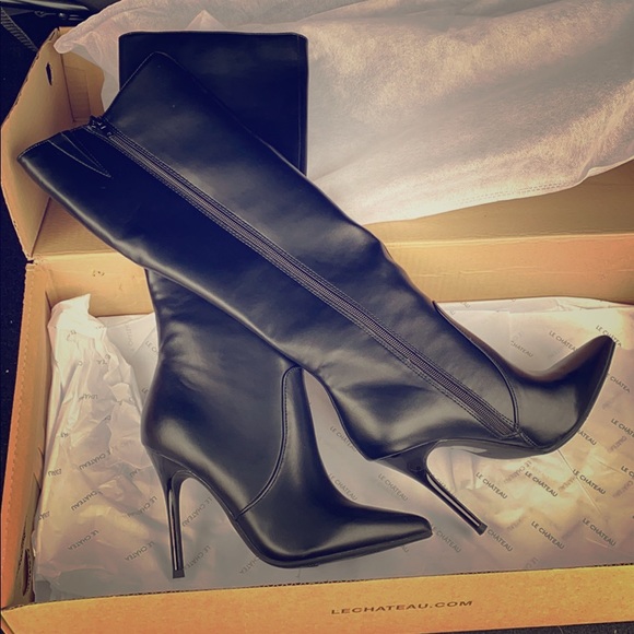 le chateau Shoes - Stiletto knee high boots